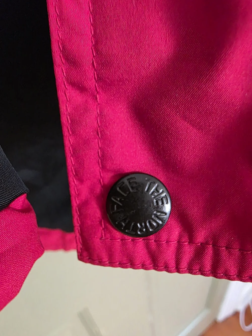 The North Face Men’s Two-Tone Red and Black Waterproof Jacket